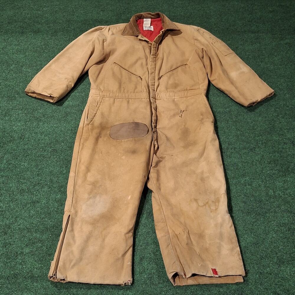 Vintage Walls Zero Zone Insulated Coveralls Mens XL Regular Workwear Jumpsuit